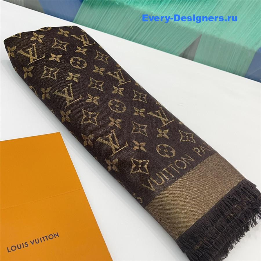 l0vis Vvtt0n shine monogram shawl