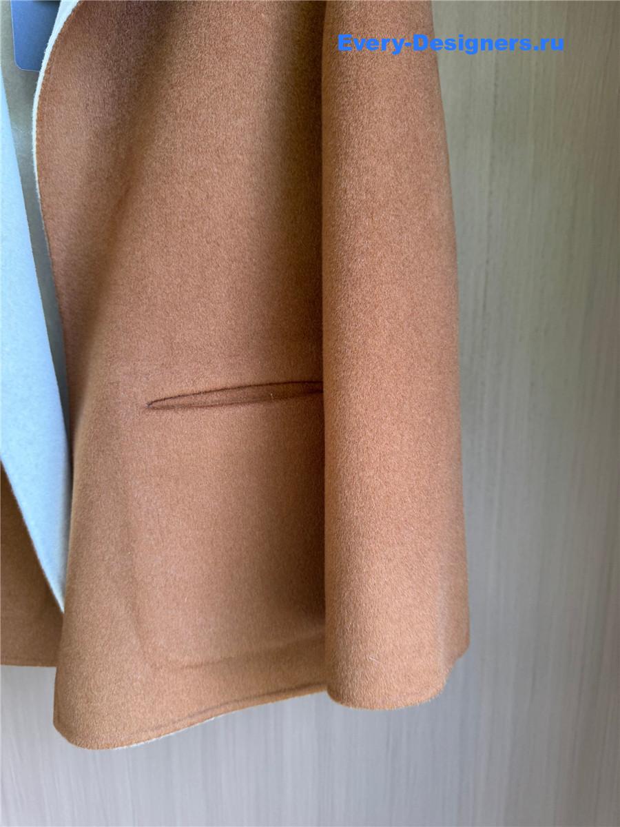 L0r0 P1ana cropped stefan reversible cashmere coat