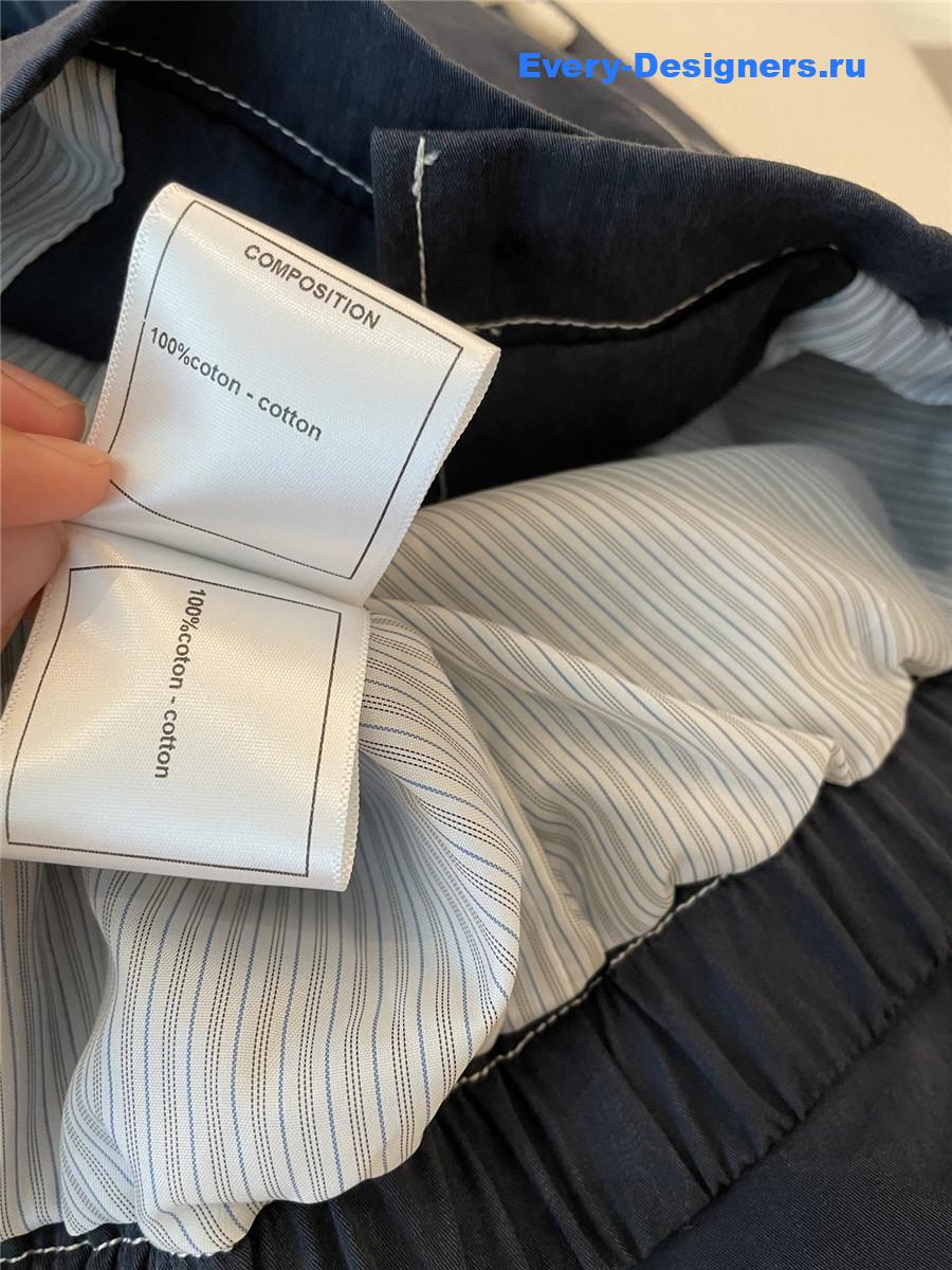 Ch**el dark blue denim loose jacket