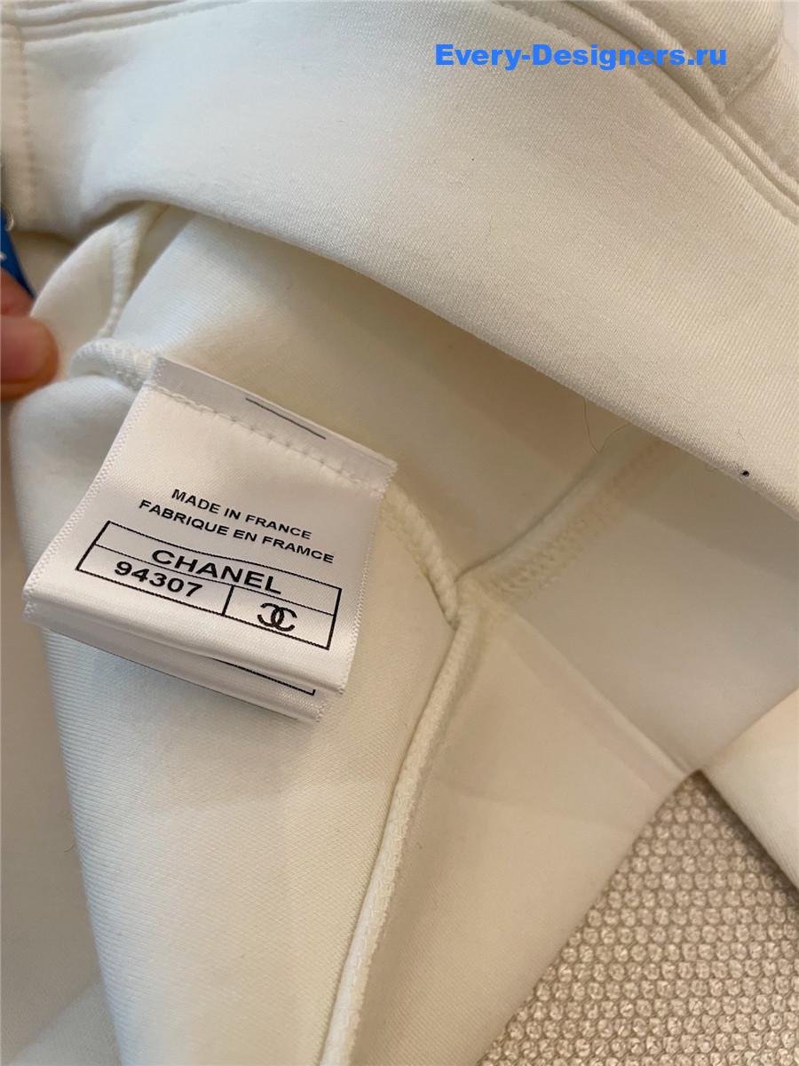 Ch**el cc beige hoodie