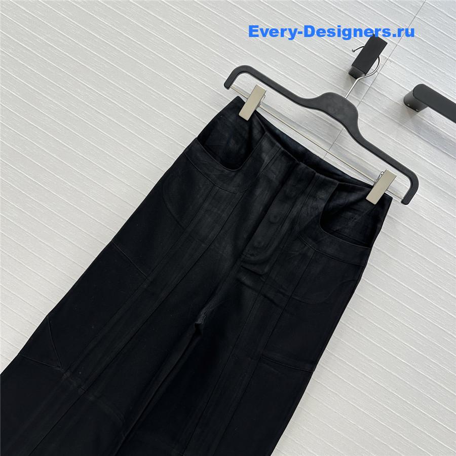 Miu Miu black denim trousers