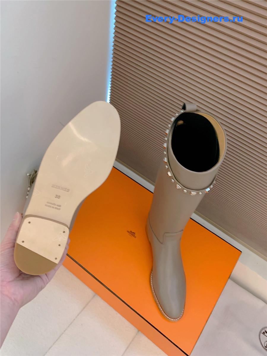 H**me5 kelly buckle grey jumping boot