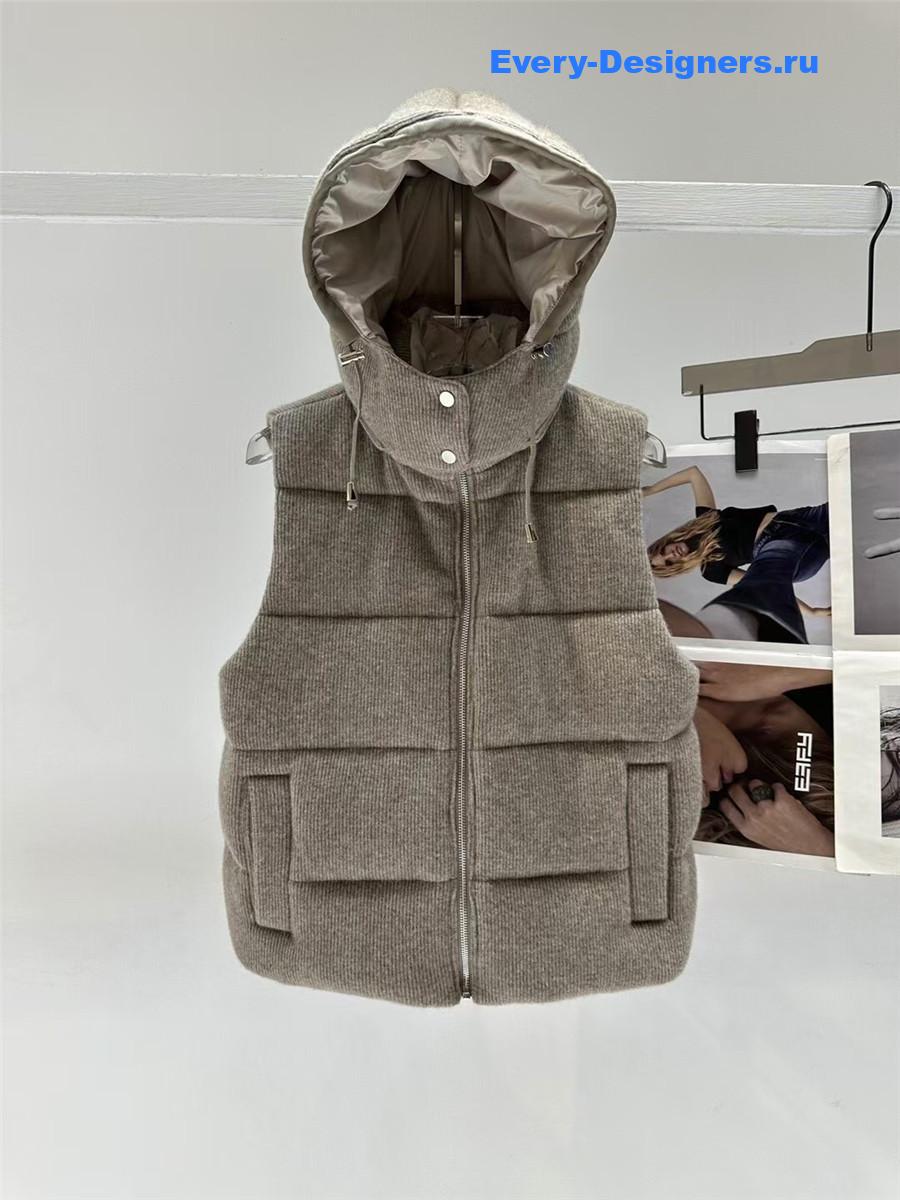 BC Monili-Trim Paillette Rib Puffer Vest