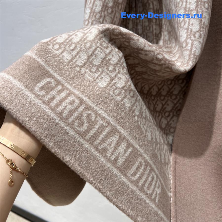 D10r oblique beige wool jacket