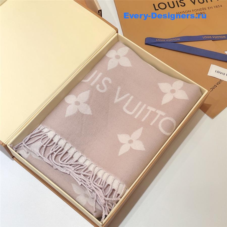 l0vis Vvtt0n lv pink essential shine scarf