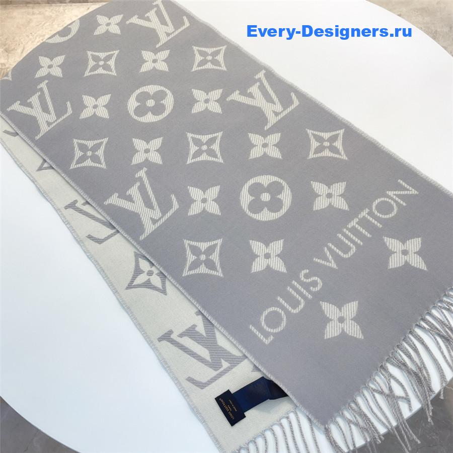 l0vis Vvtt0n lv grey essential shine scarf