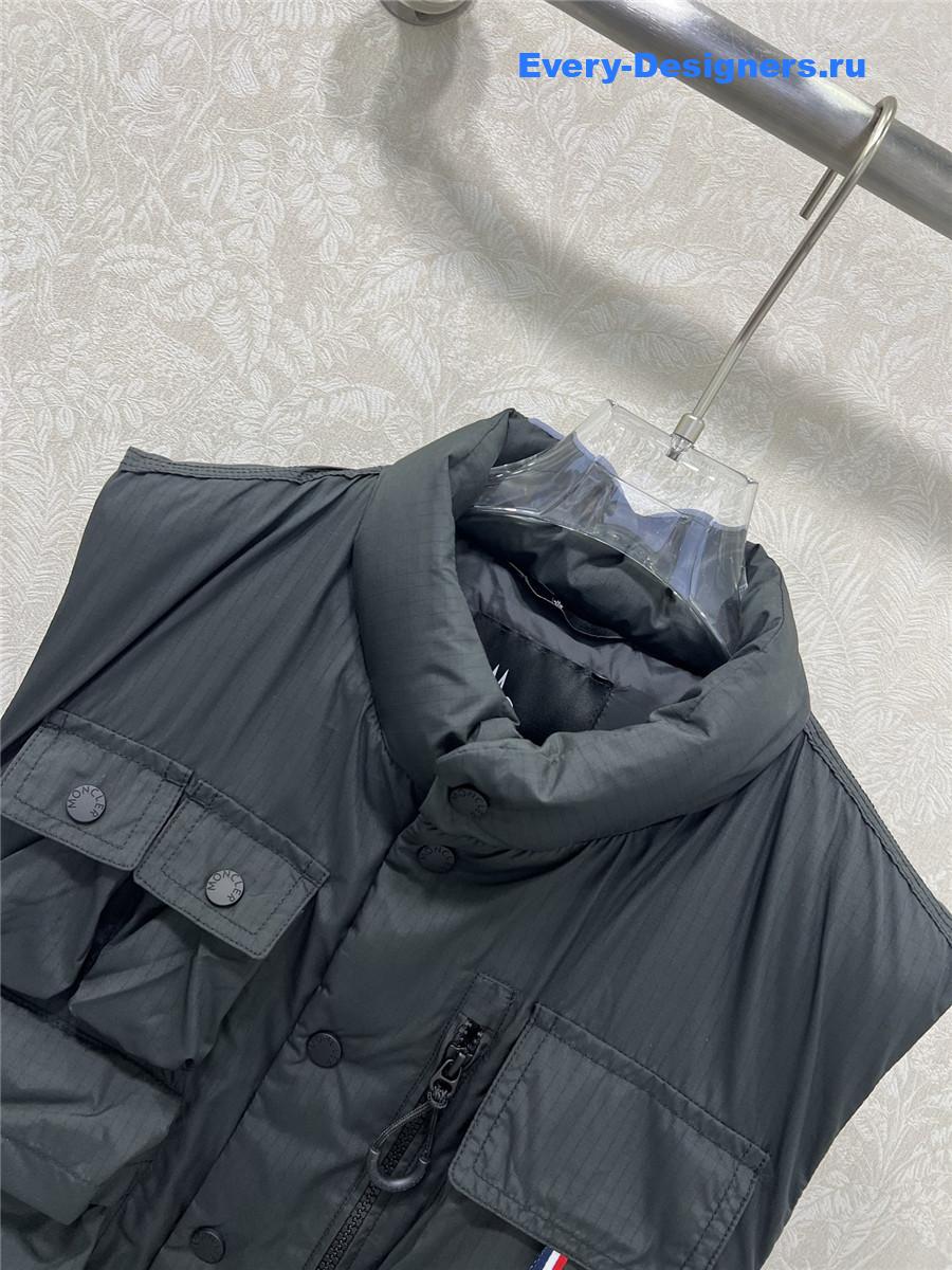 Moncler Black Tongass Down Field Vest