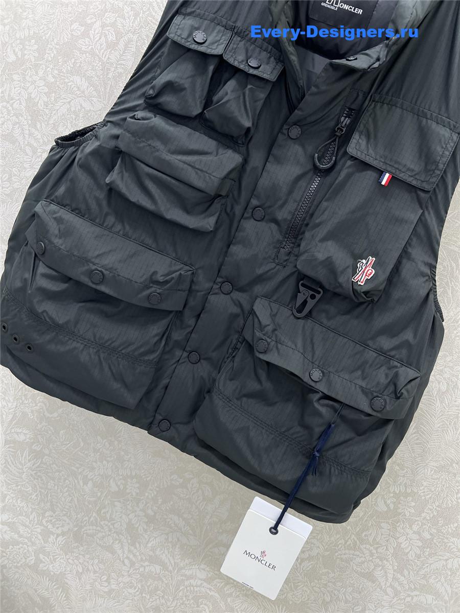 Moncler Black Tongass Down Field Vest