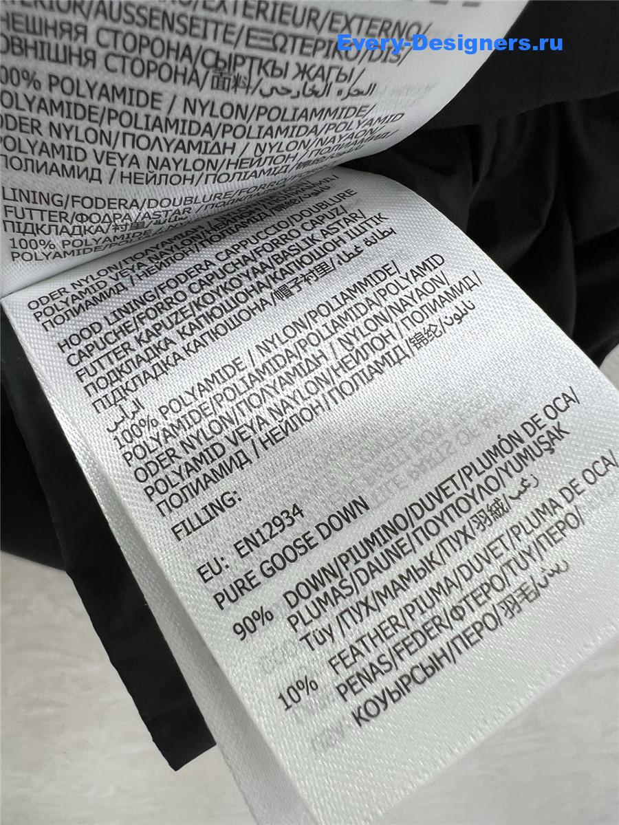 Moncler Black Tongass Down Field Vest