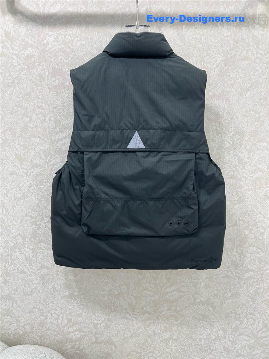 Moncler Black Tongass Down Field Vest