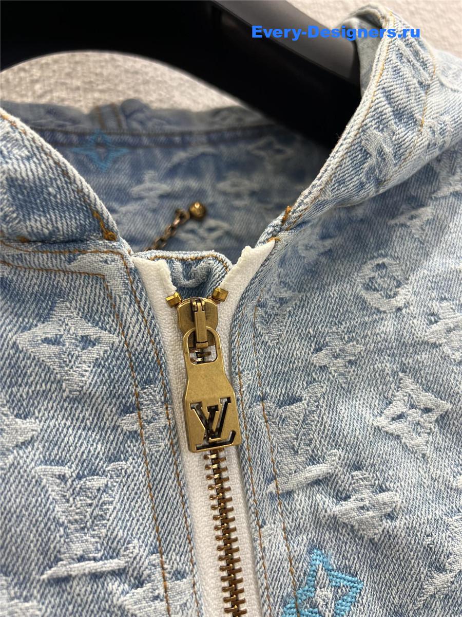 l0vis Vvtt0n x nba denim patterned jacket