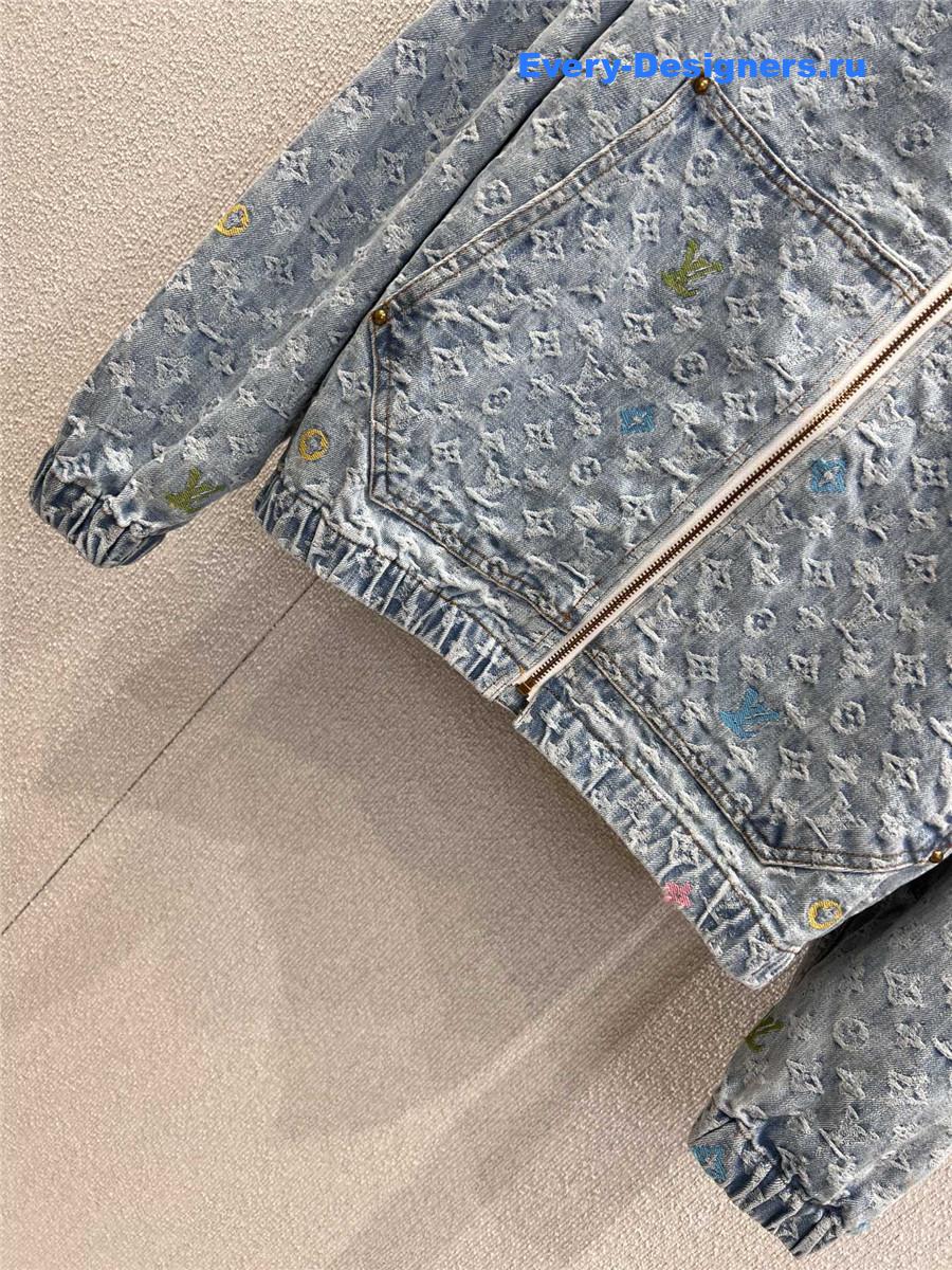 l0vis Vvtt0n x nba denim patterned jacket