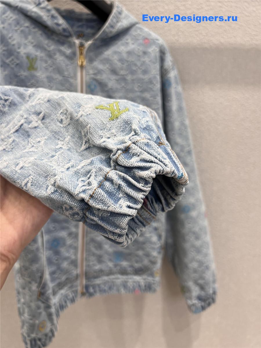 l0vis Vvtt0n x nba denim patterned jacket