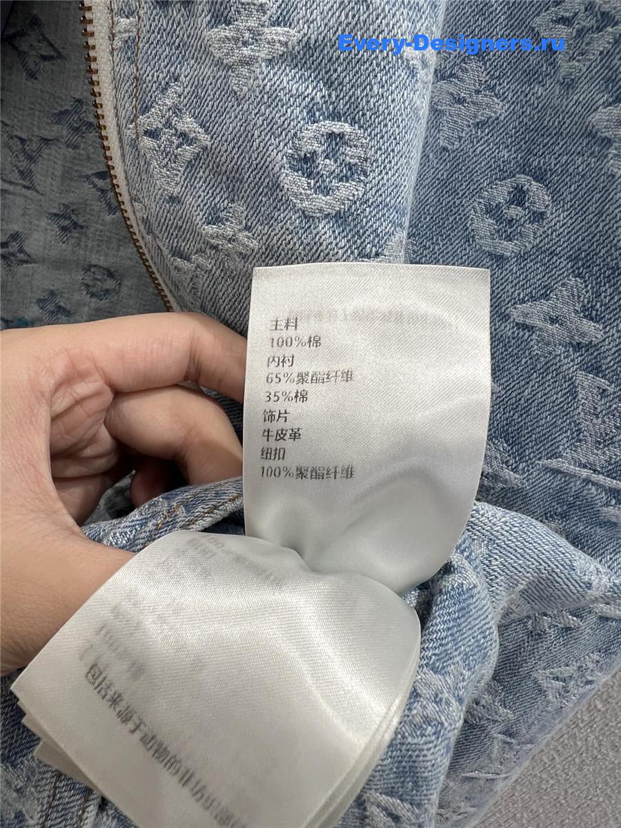 l0vis Vvtt0n x nba denim patterned jacket