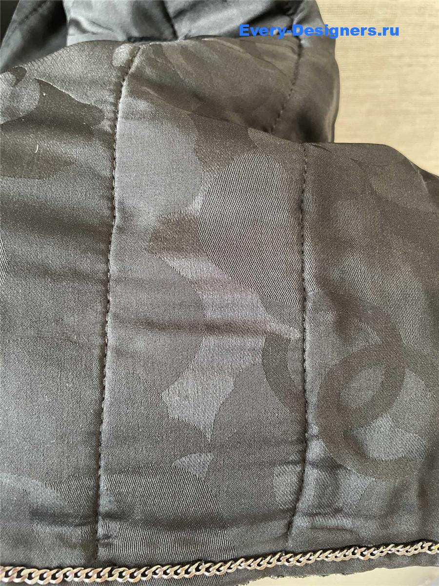 Ch**el black fantasy tweed wool jacket