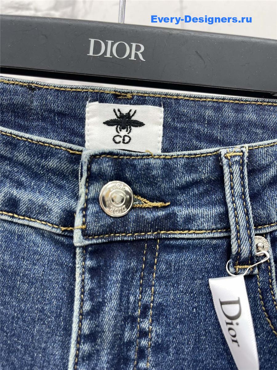 D10r rhinestone flared jeans
