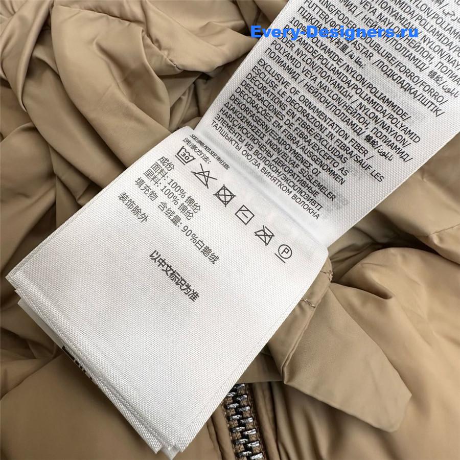 Moncler  Beige Boedic Padded Jacket