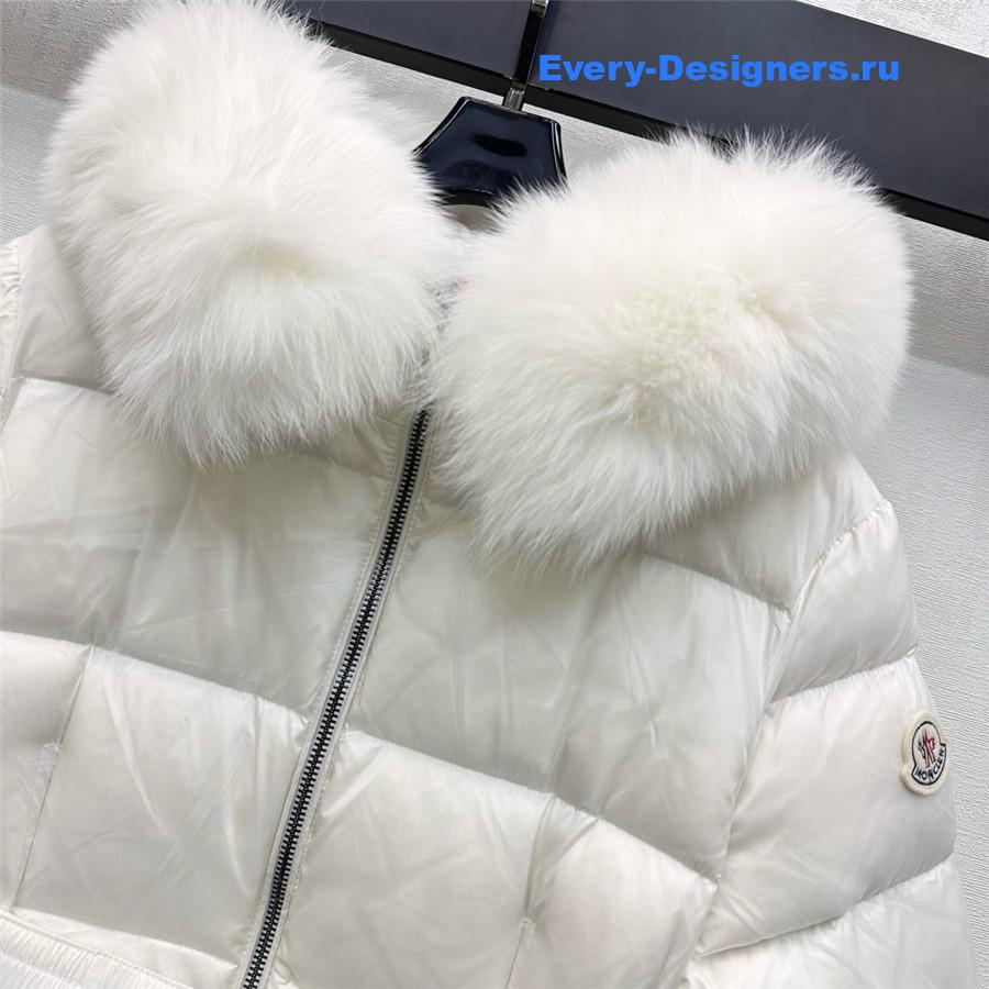 Moncler White Boedic Padded Jacket