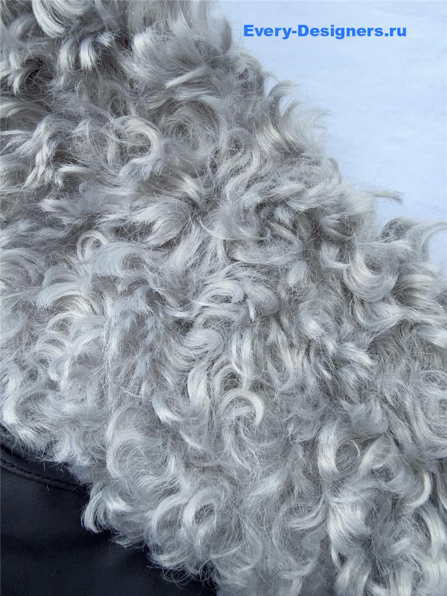 Miu Miu Navy Fleece Down Jacket