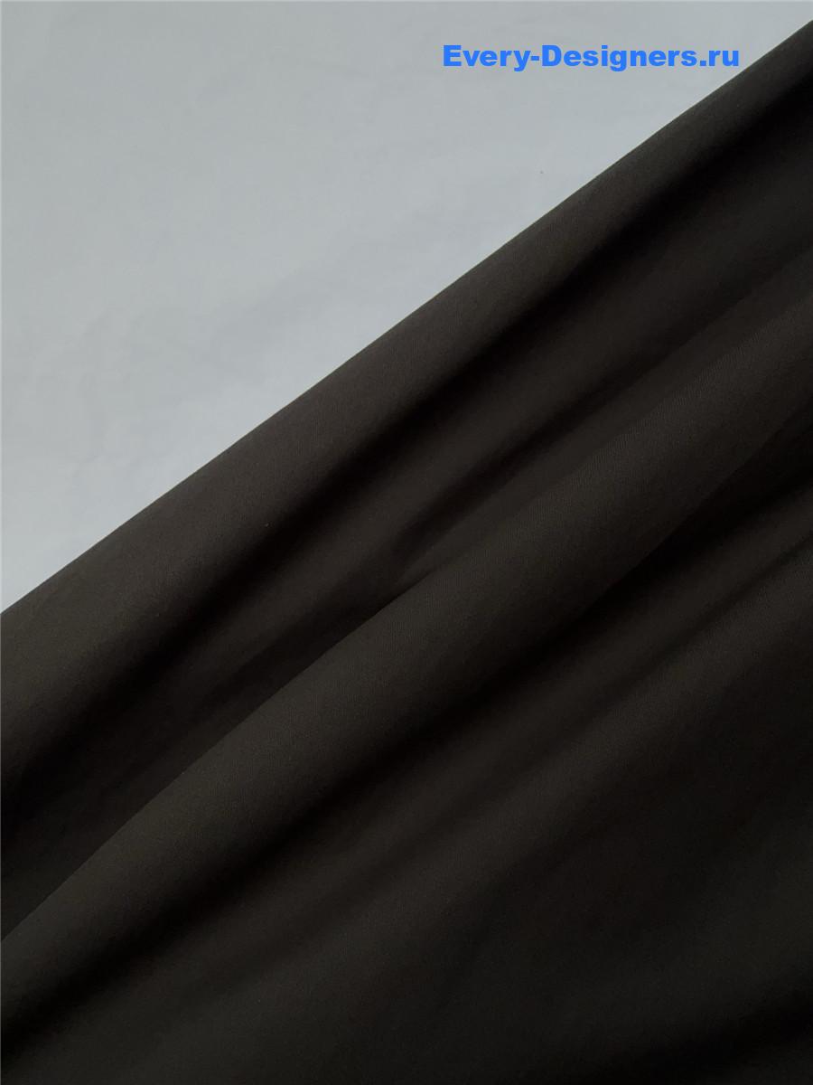 D10r black removable ruff collar long dress