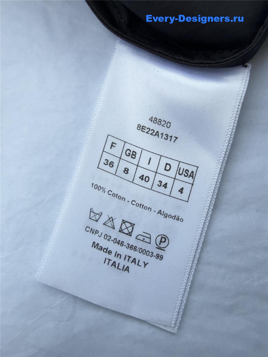 D10r black removable ruff collar long dress