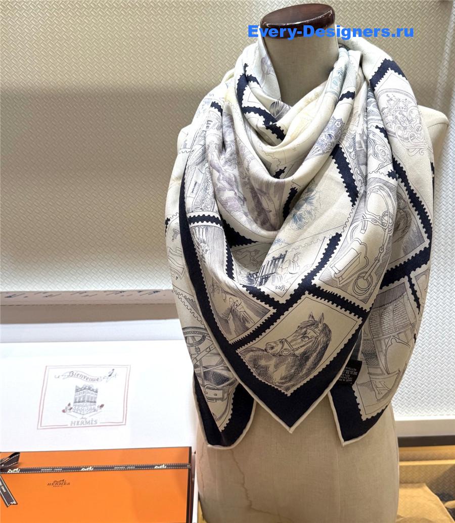 H**me5 octave marsal cashmere silk scarf