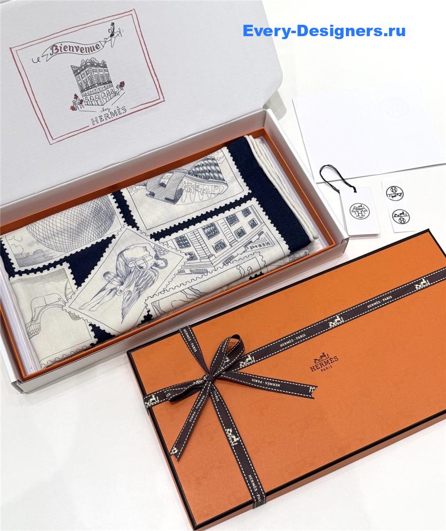 H**me5 octave marsal cashmere silk scarf