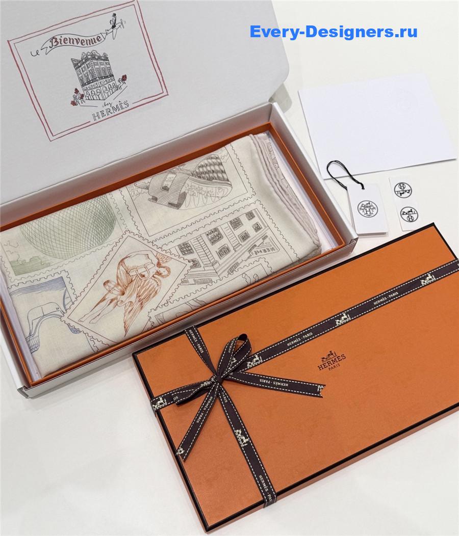 H**me5 white octave marsal cashmere silk scarf