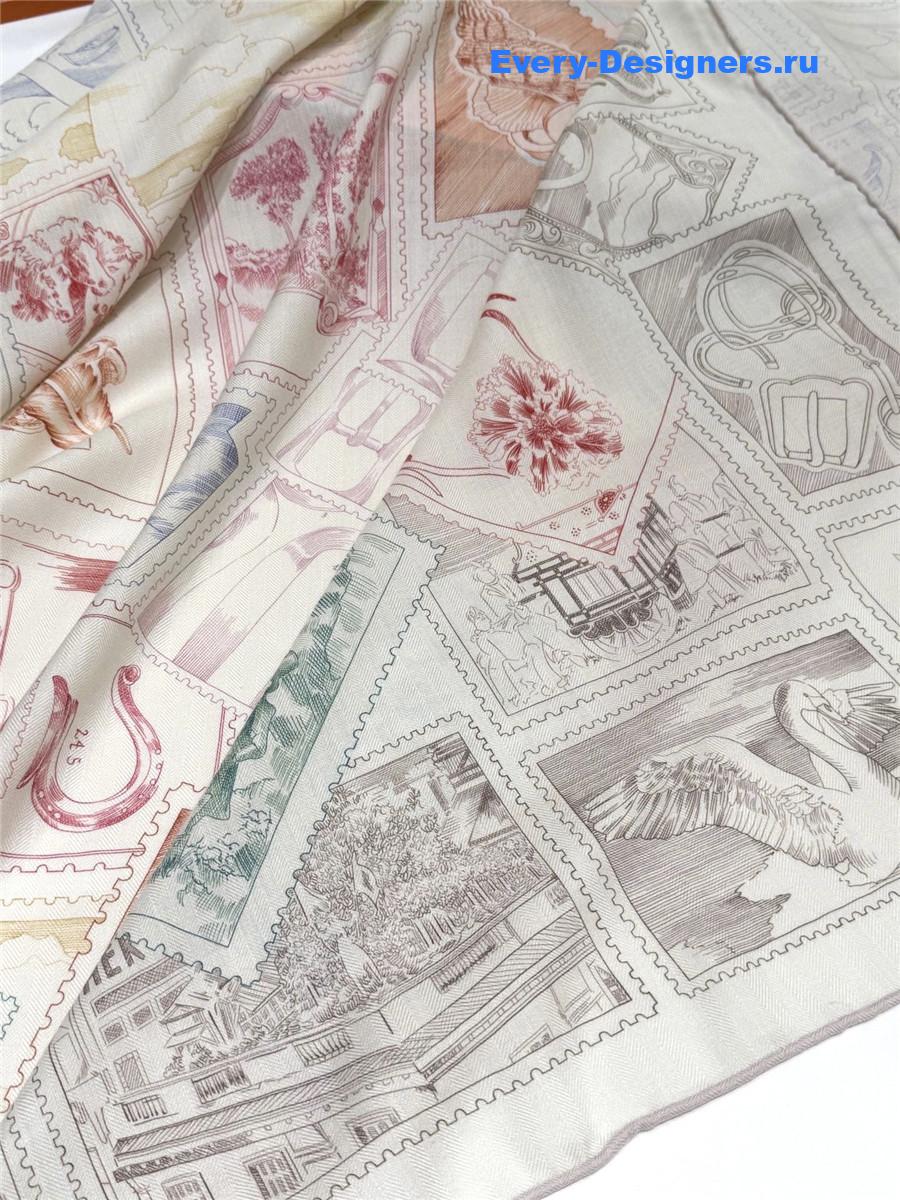 H**me5 white octave marsal cashmere silk scarf