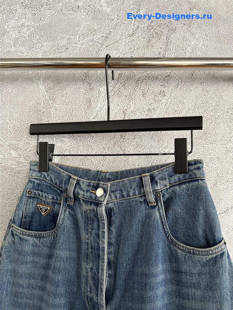 Pra*a high-waist wide-leg jeans