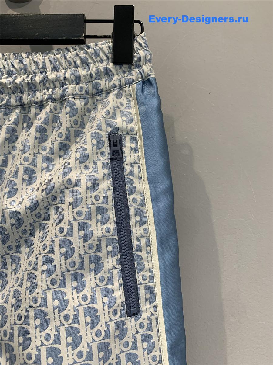 D10r oblique jacquard technical taffeta pants