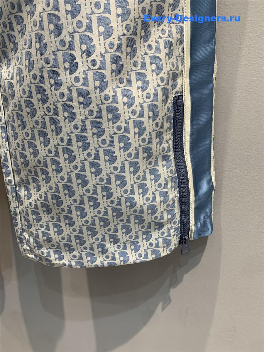 D10r oblique jacquard technical taffeta pants