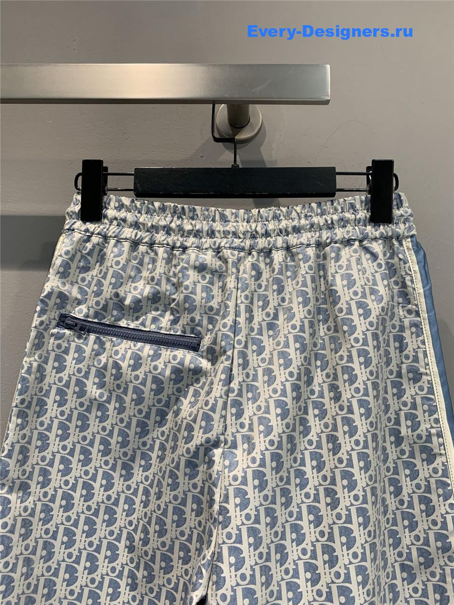 D10r oblique jacquard technical taffeta pants