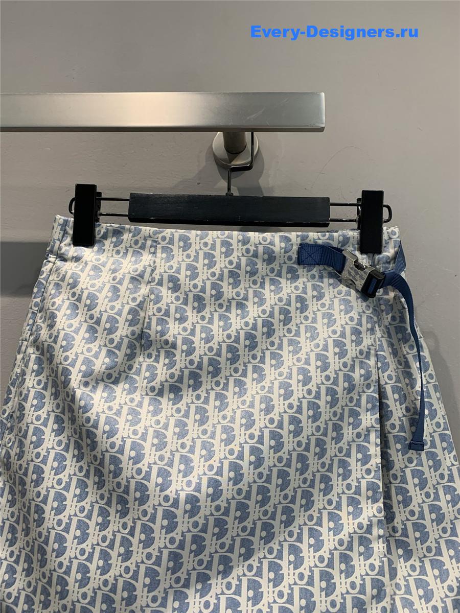 D10r oblique jacquard skirt and pants