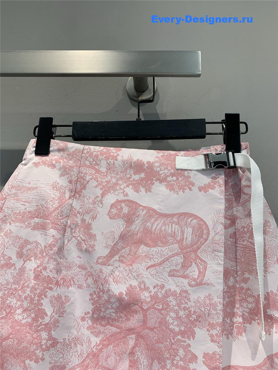 D10r D10riviera pink straight miniskirt