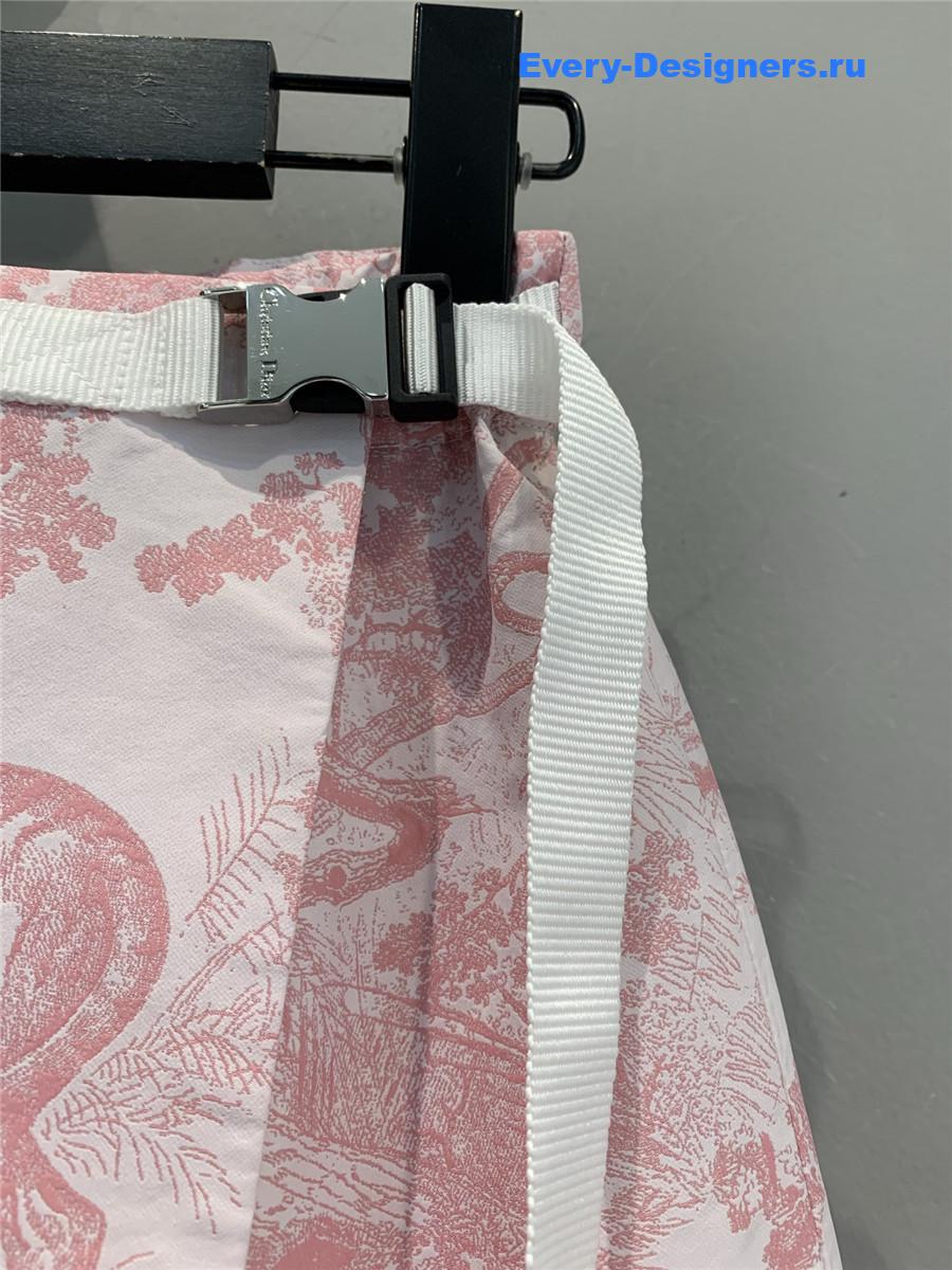 D10r D10riviera pink straight miniskirt