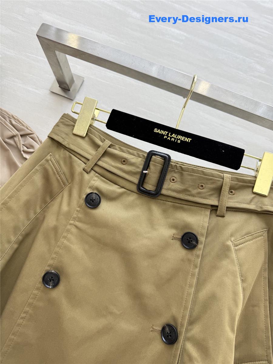 Bv*b*rry brown clay cotton skirt