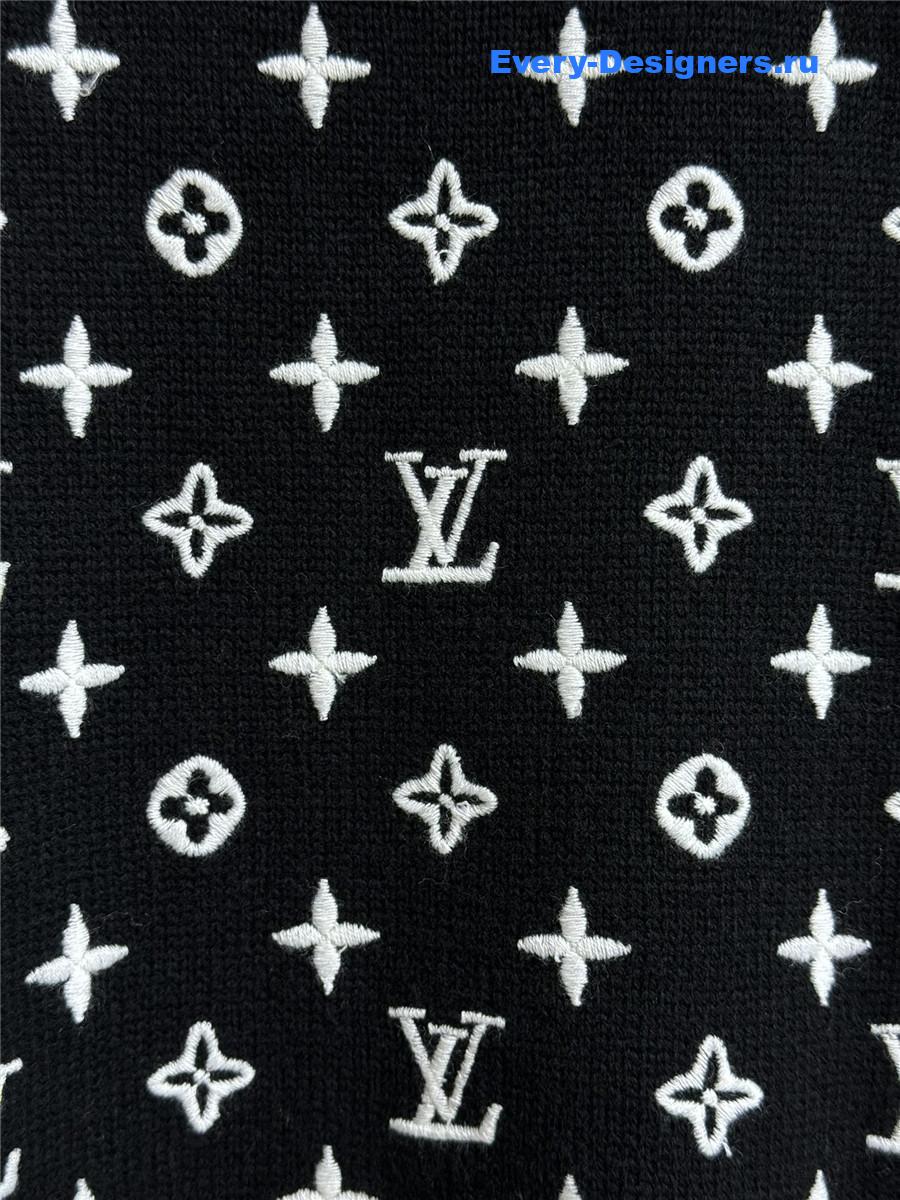 l0vis Vvtt0n 3d monogram knit pullover