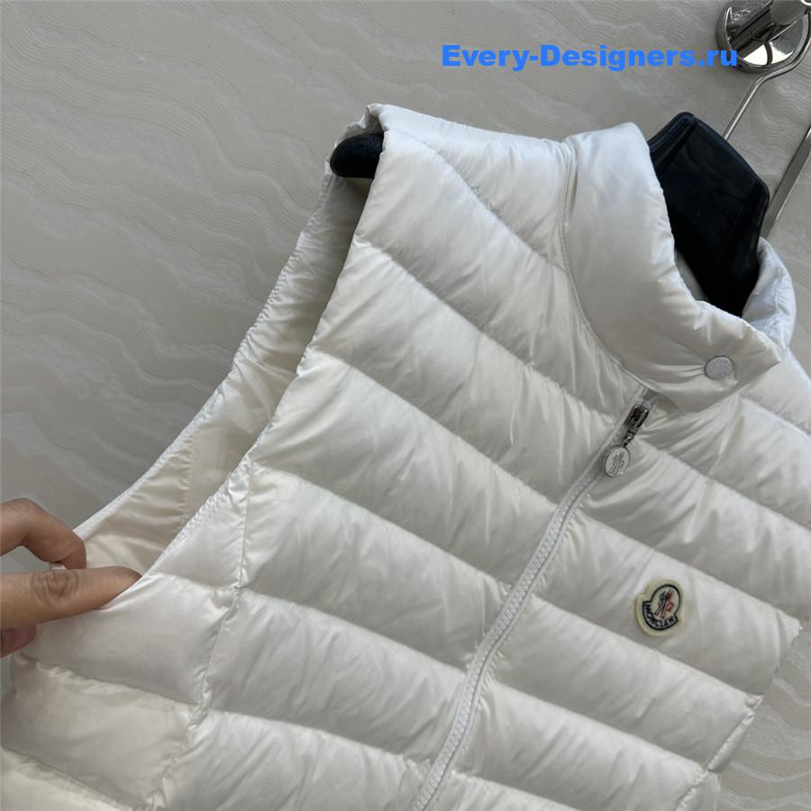 Moncler White Igens Vest Down Vest