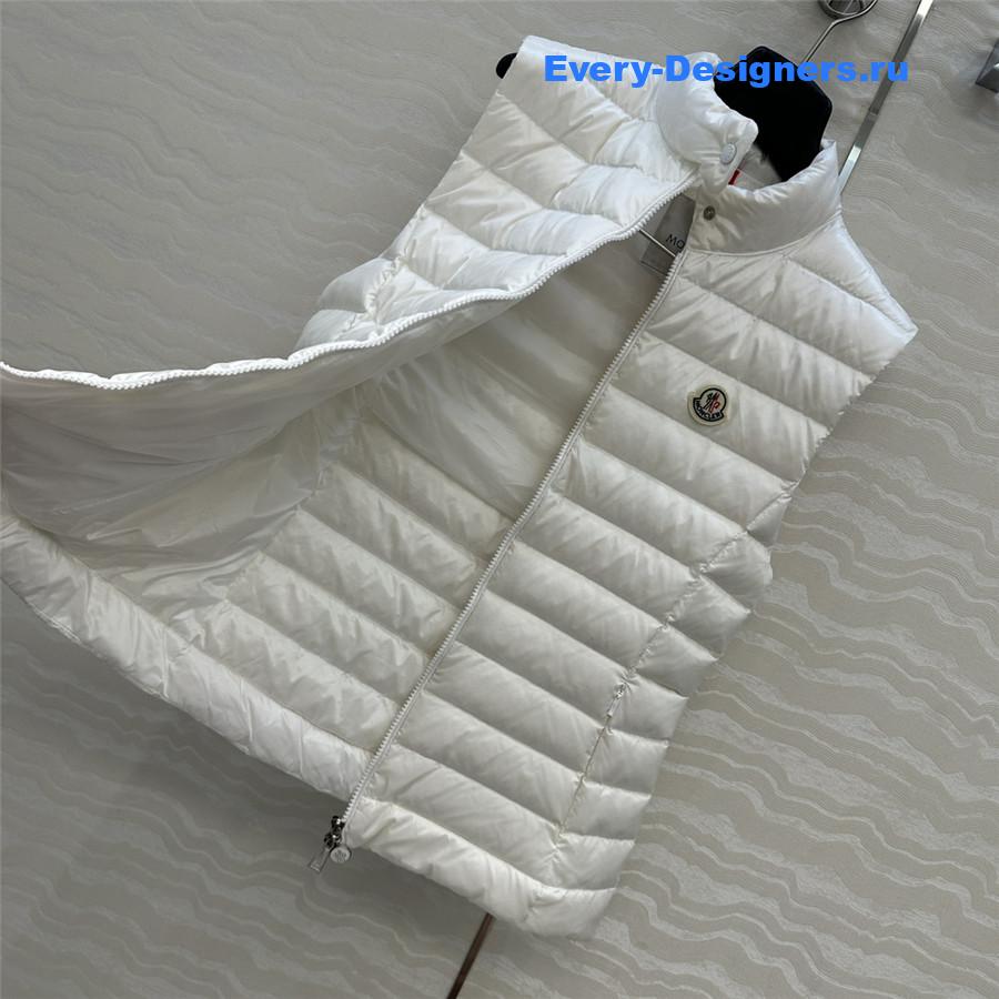 Moncler White Igens Vest Down Vest