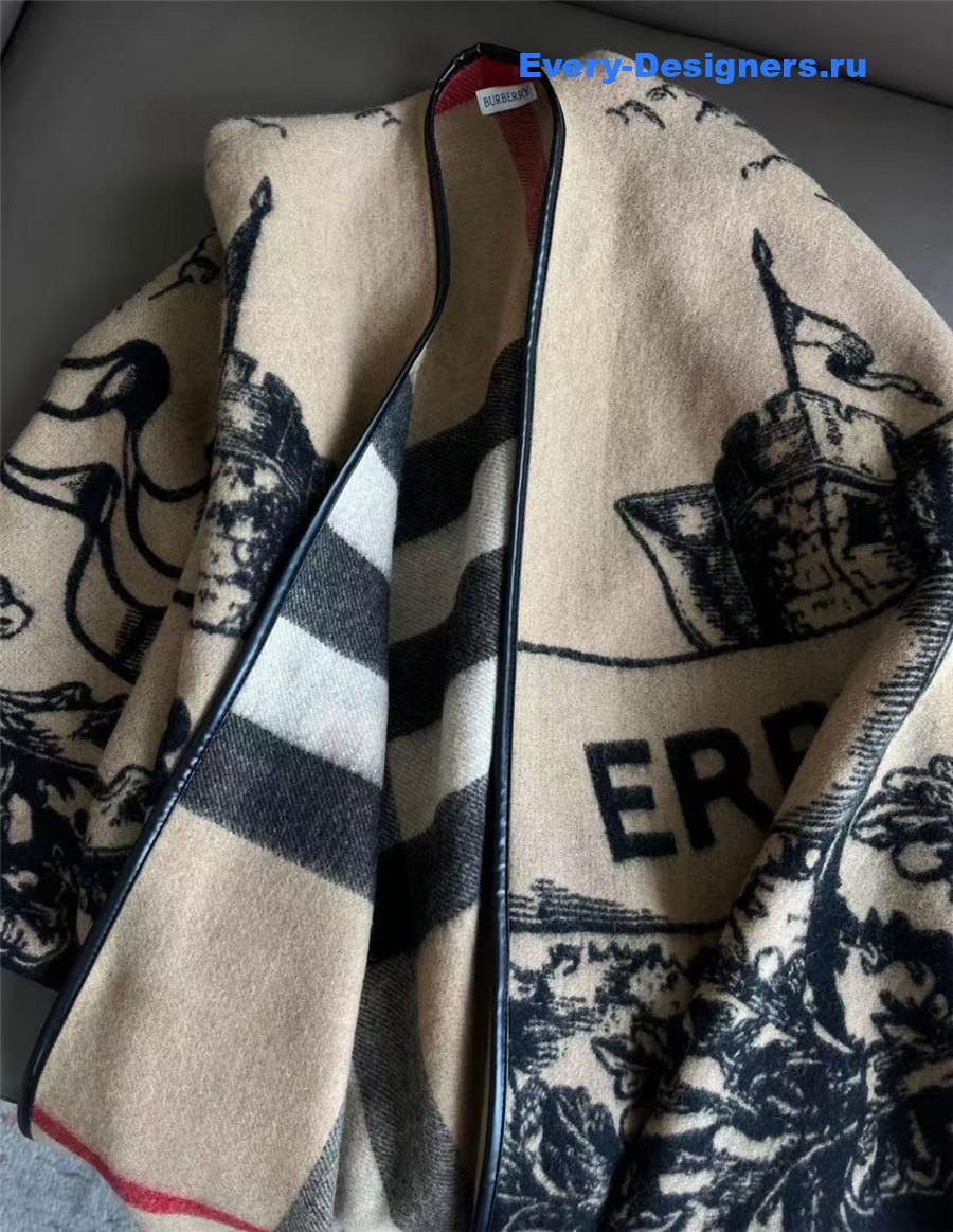 Bv*b*rry gallant knight wool cape