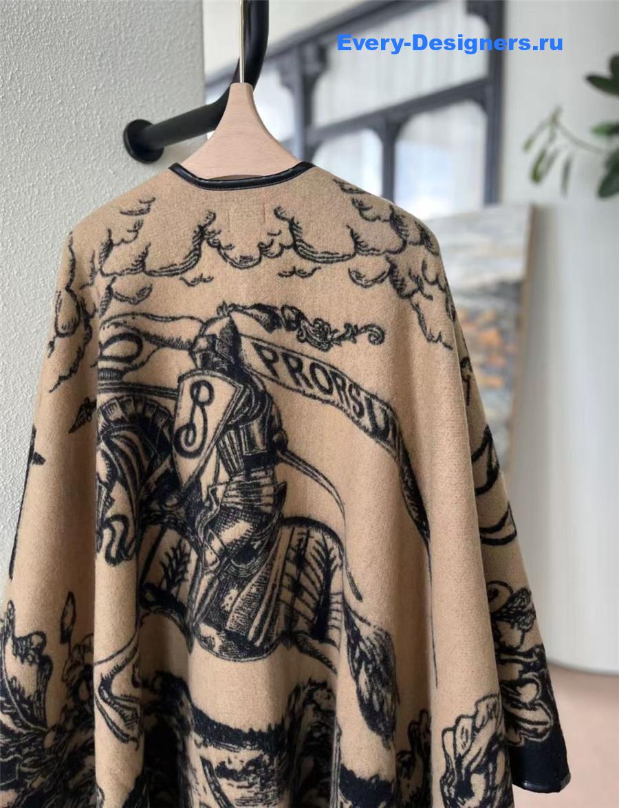 Bv*b*rry gallant knight wool cape