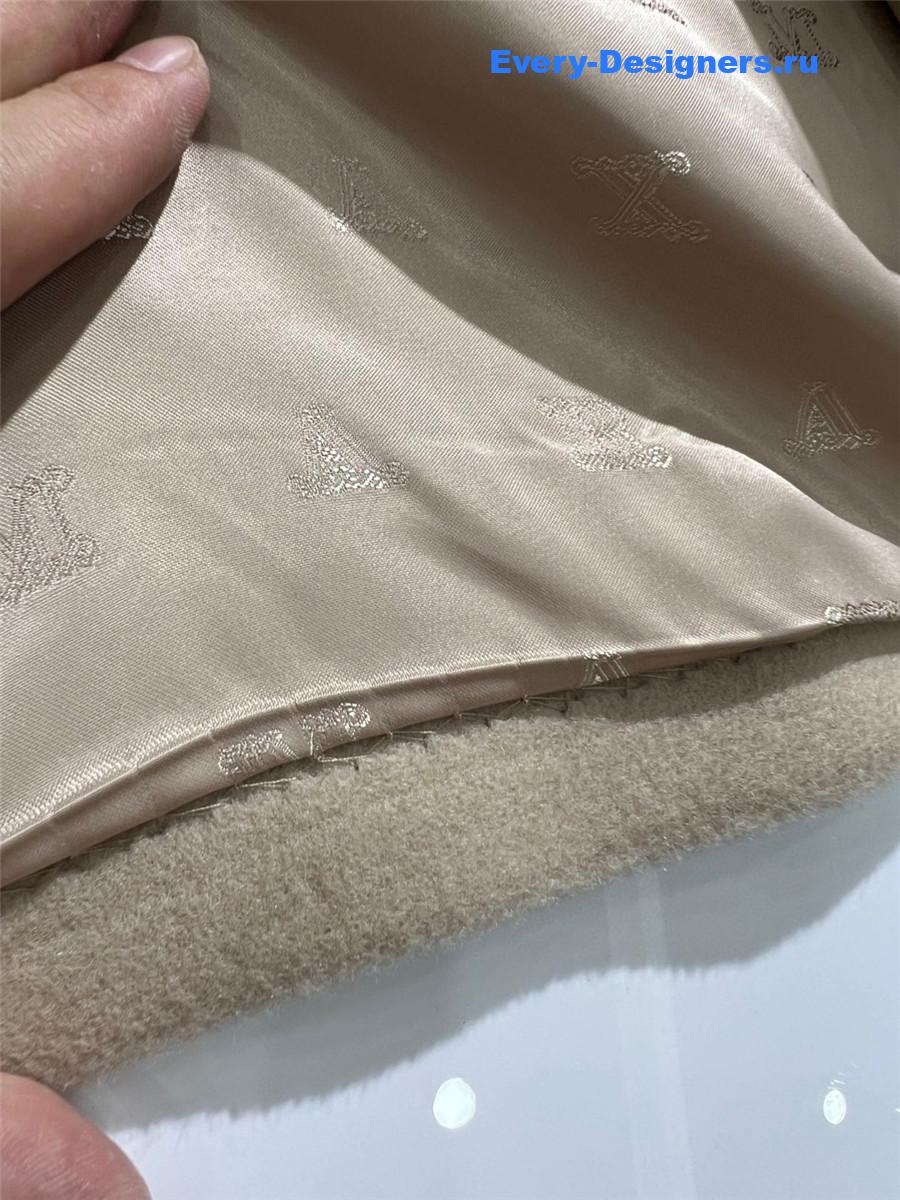 Max Mara Beige Cashmere Rebus Coat