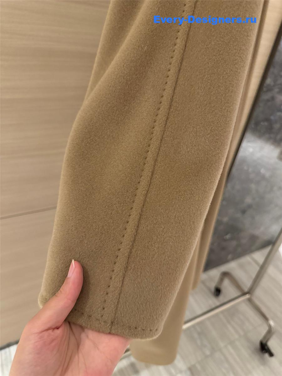 Max Mara Beige Belted Long Coat