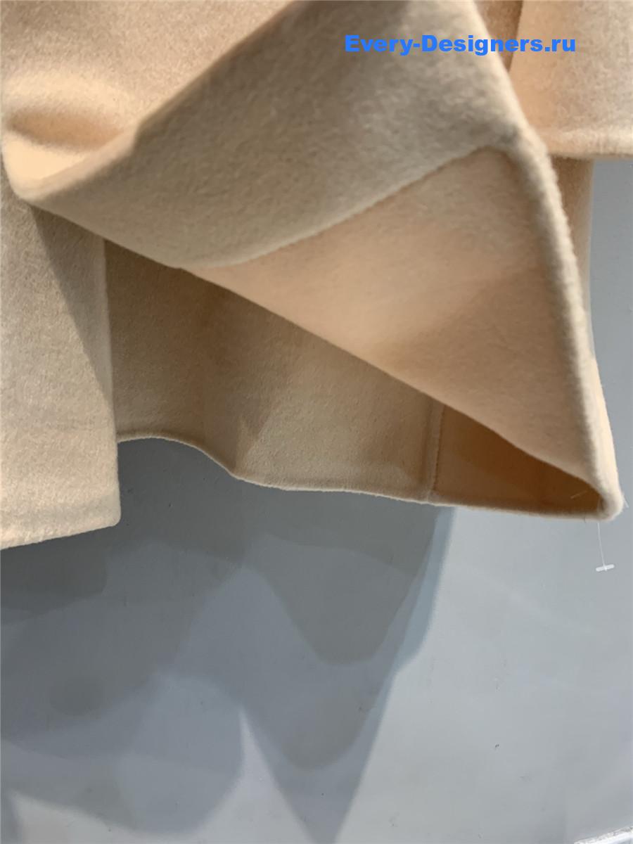 H**me5 double baby cashmere single-breasted coat