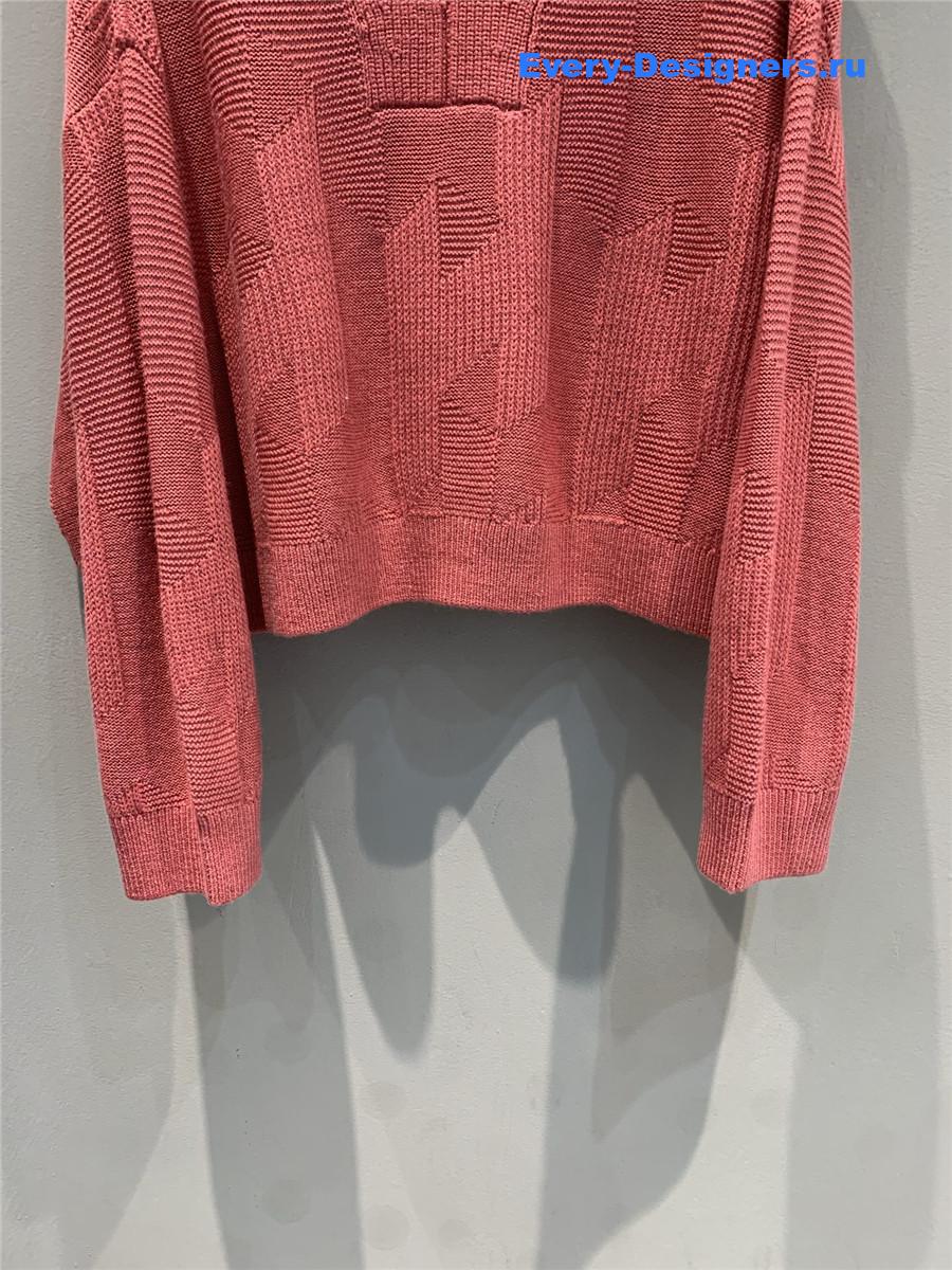 H**me5 pink wool cashmere sweater