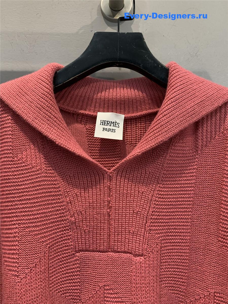 H**me5 pink wool cashmere sweater