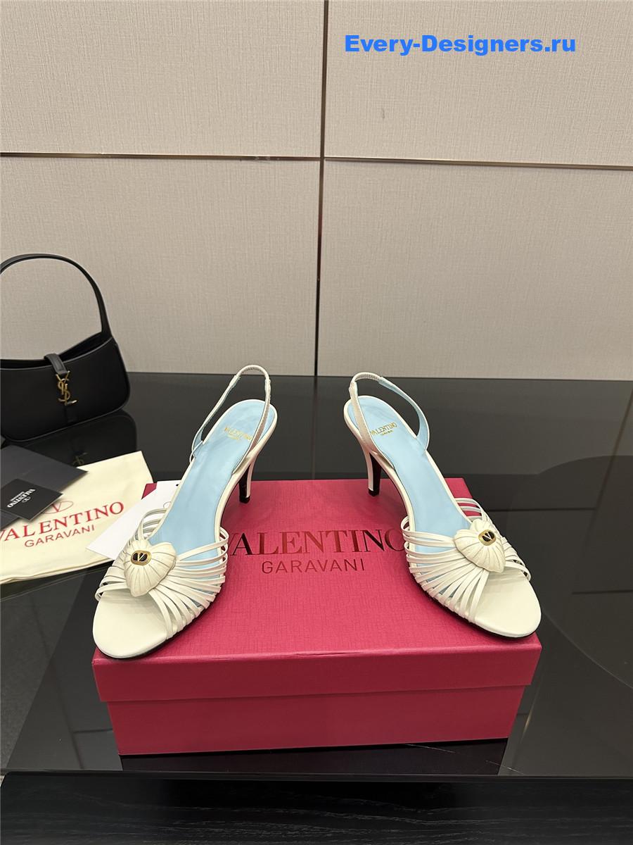 Va1e*ntin0 garavani 85mm beige royal sandals