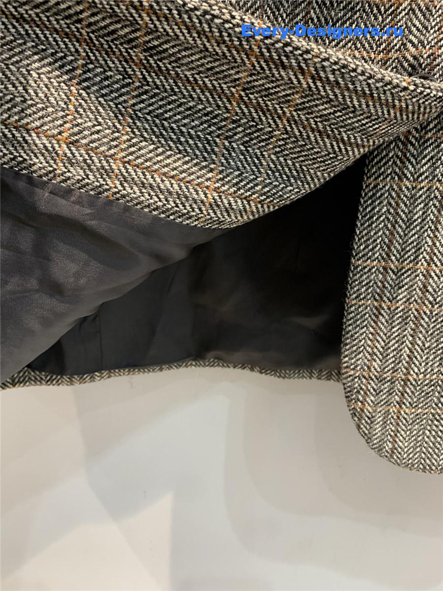 Miu Miu Grisaille Single-Breasted Jacket