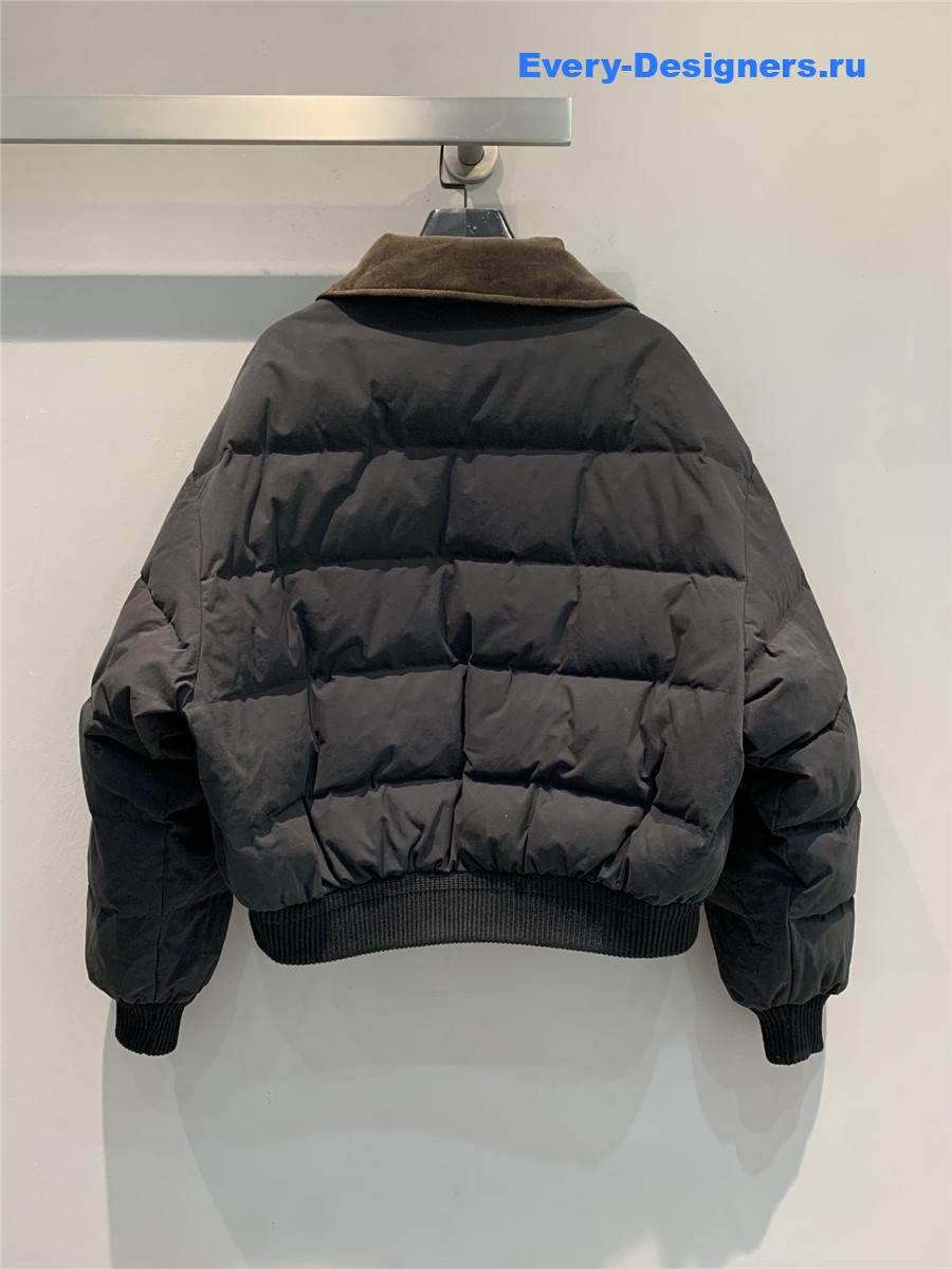 Pra*a triangle-logo technical shell jacket